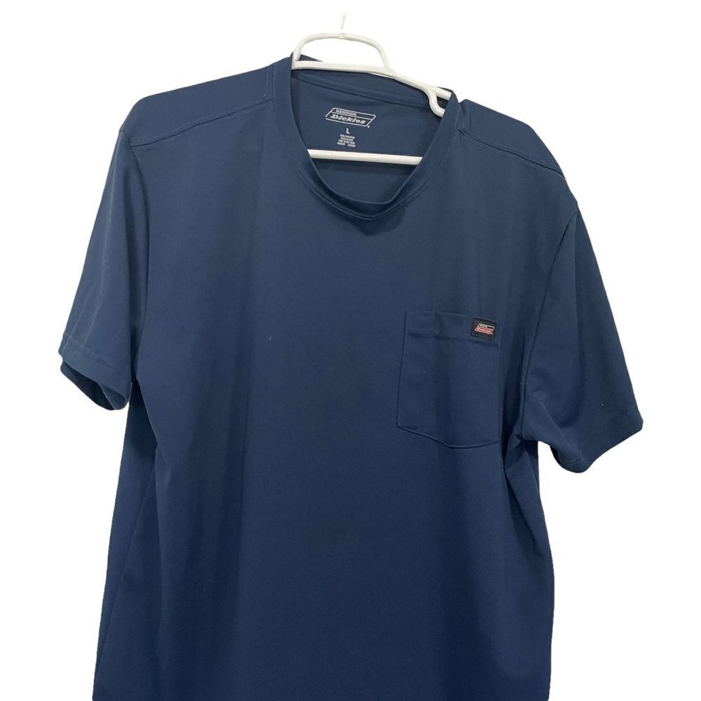 Dickies Top Shirt Work Casual Blue Mens Size L